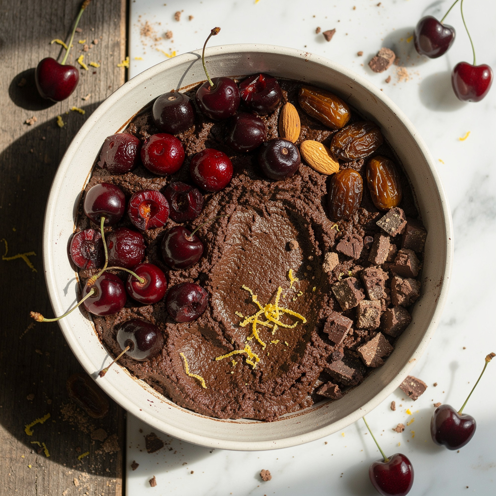Chocolate Cherry Cobbler