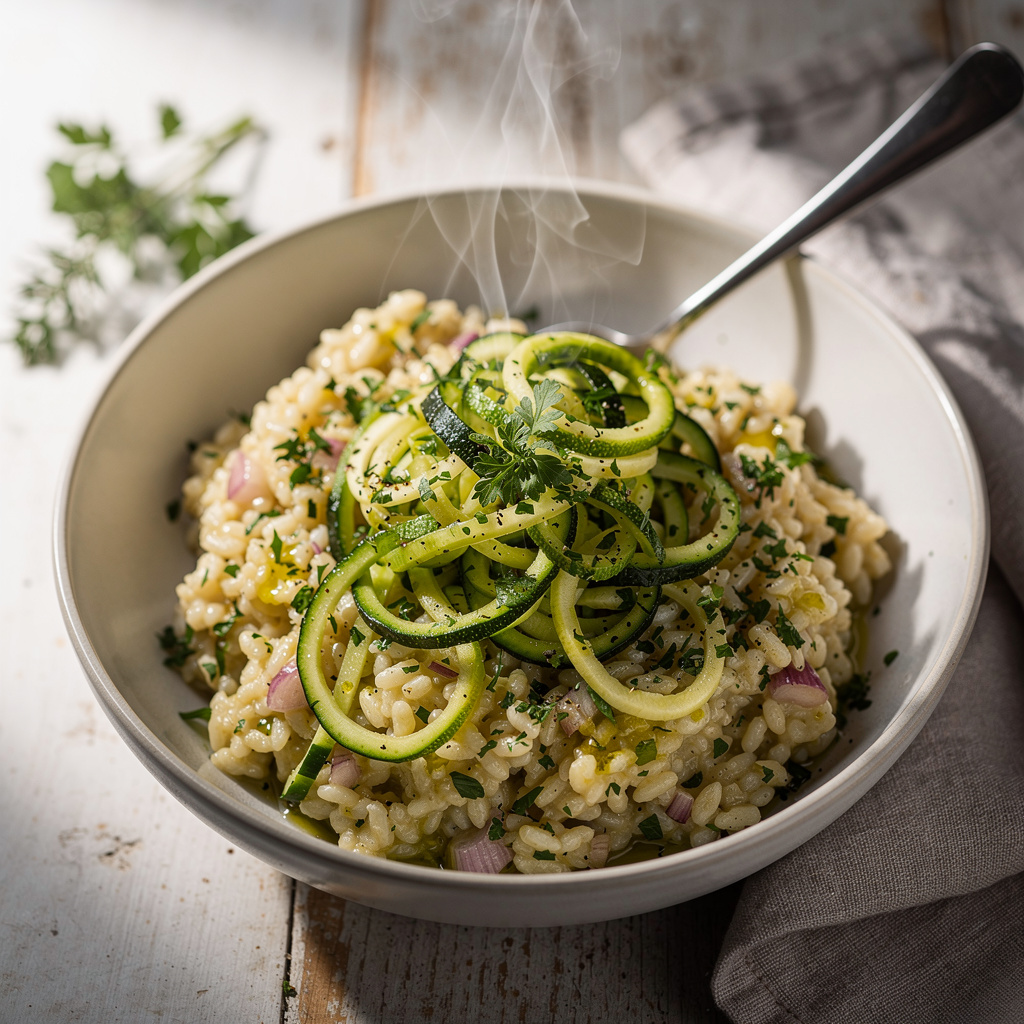Herbed Risotto with Zoodles