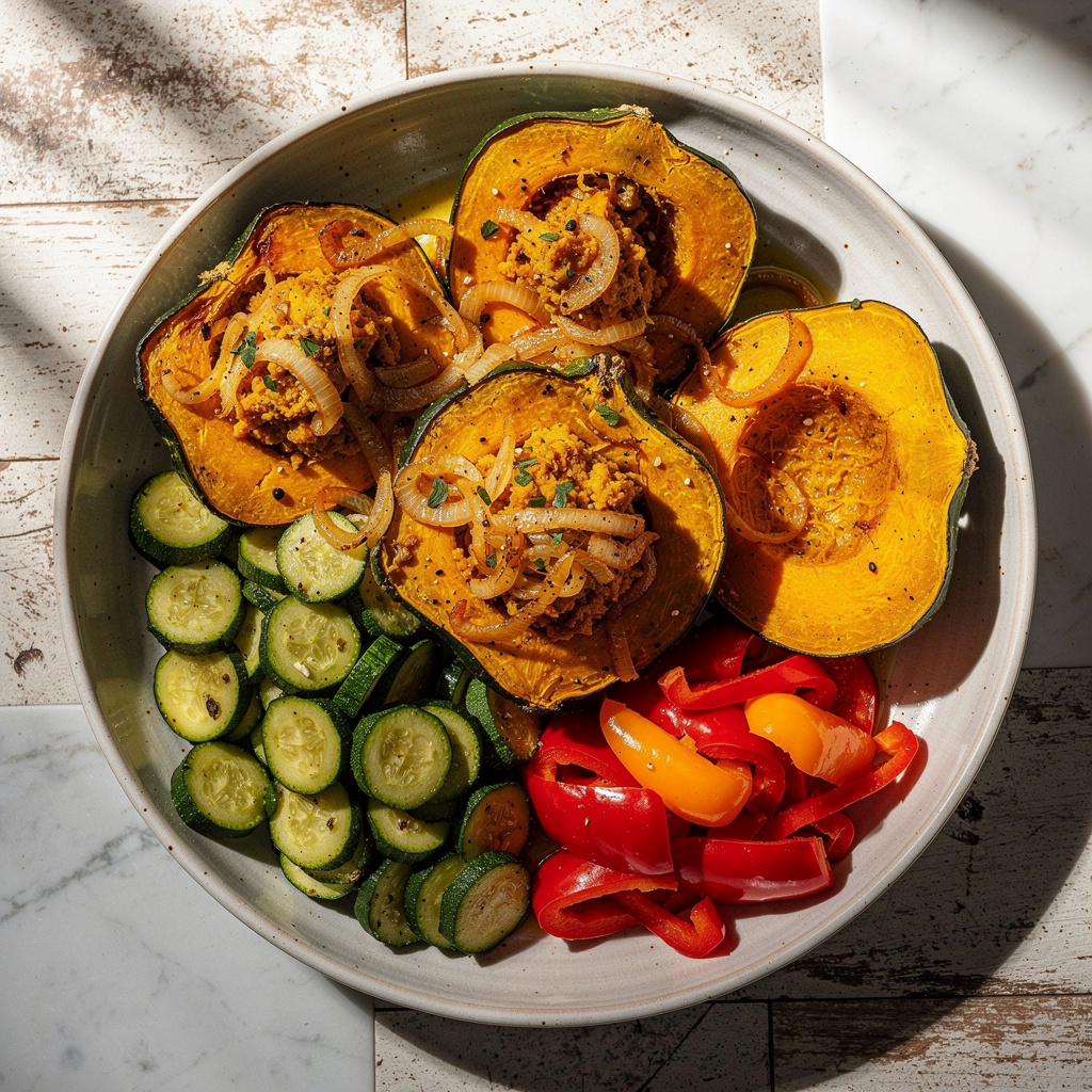Stuffed Kabocha Squash (Paleo)