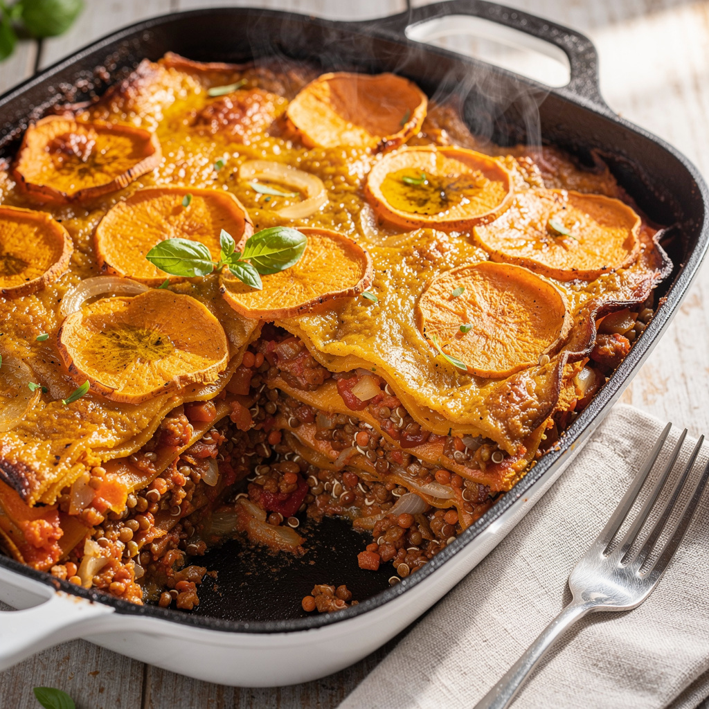 Sweet Potato Lasagna (Soy-Free!)