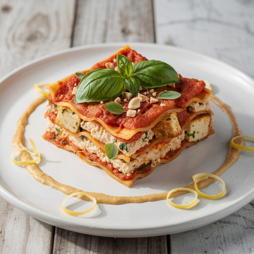 Lasagna with Tofu Ricotta