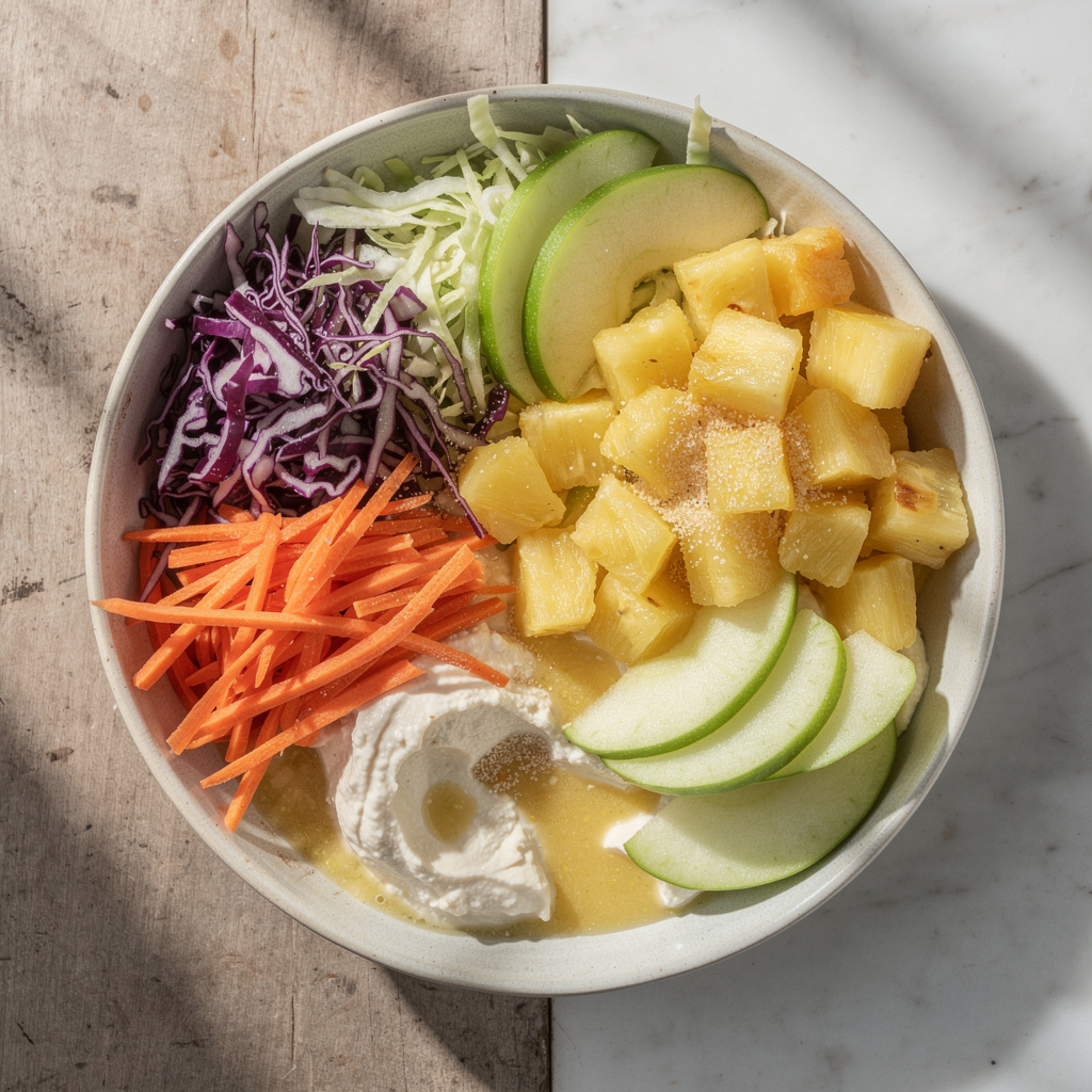 Pineapple Coleslaw