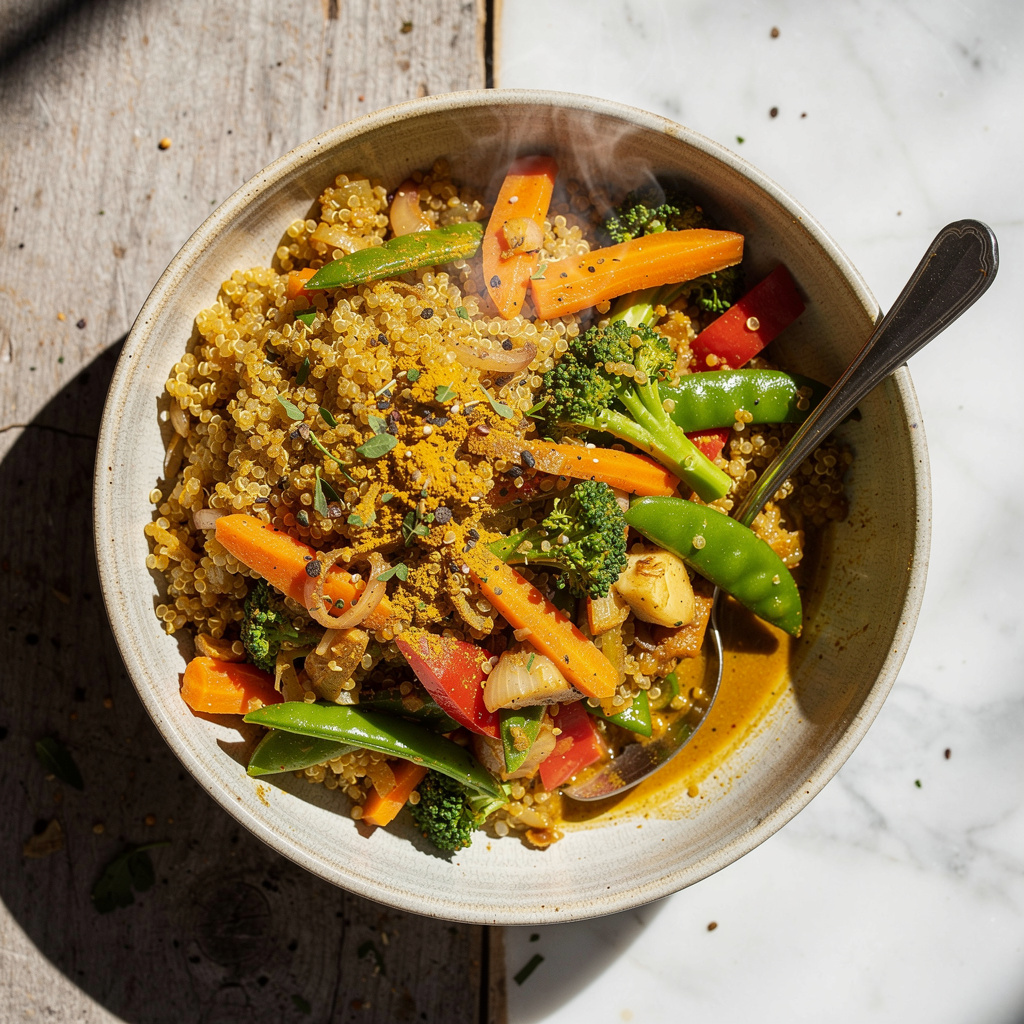Quinoa Curry Bowl