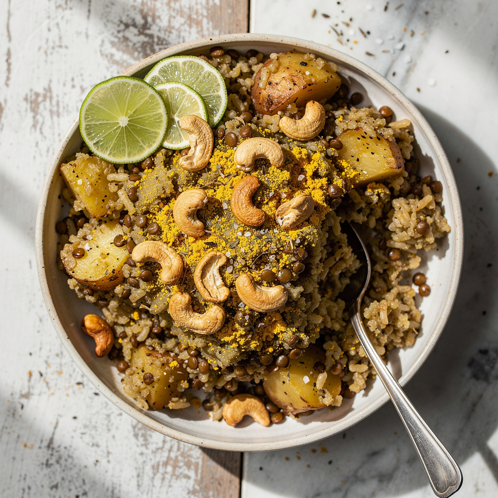 Rice Casserole with Lentils