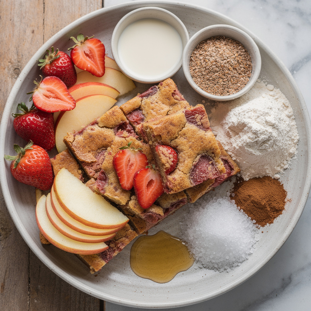 Strawberry Blondies