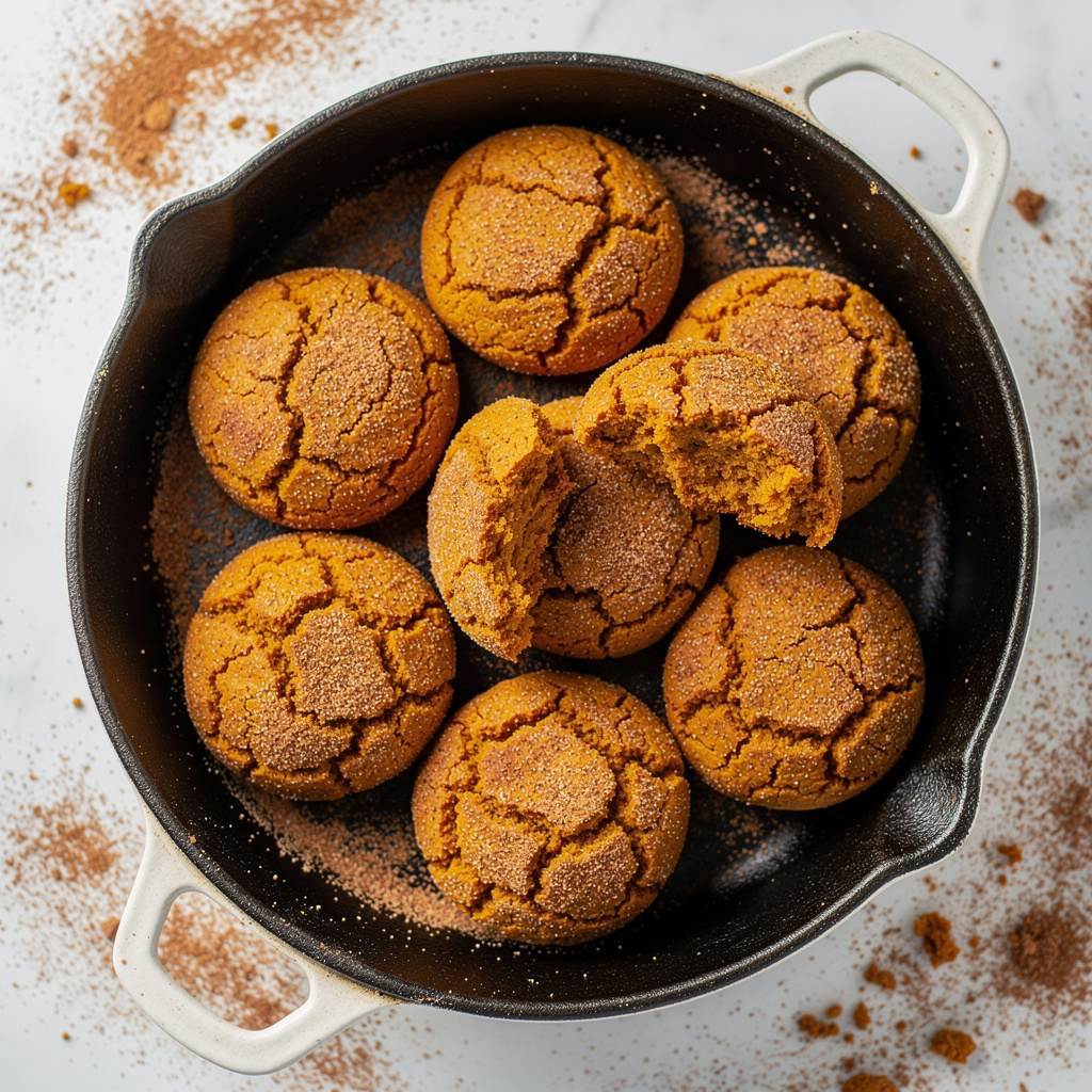 Pumpkin Snickerdoodles (Paleo, Grain-Free)