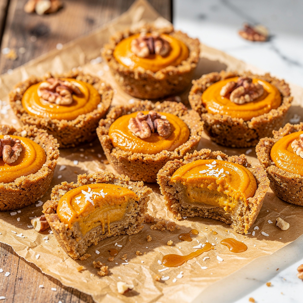 No-Bake Pumpkin Tarts (Paleo)
