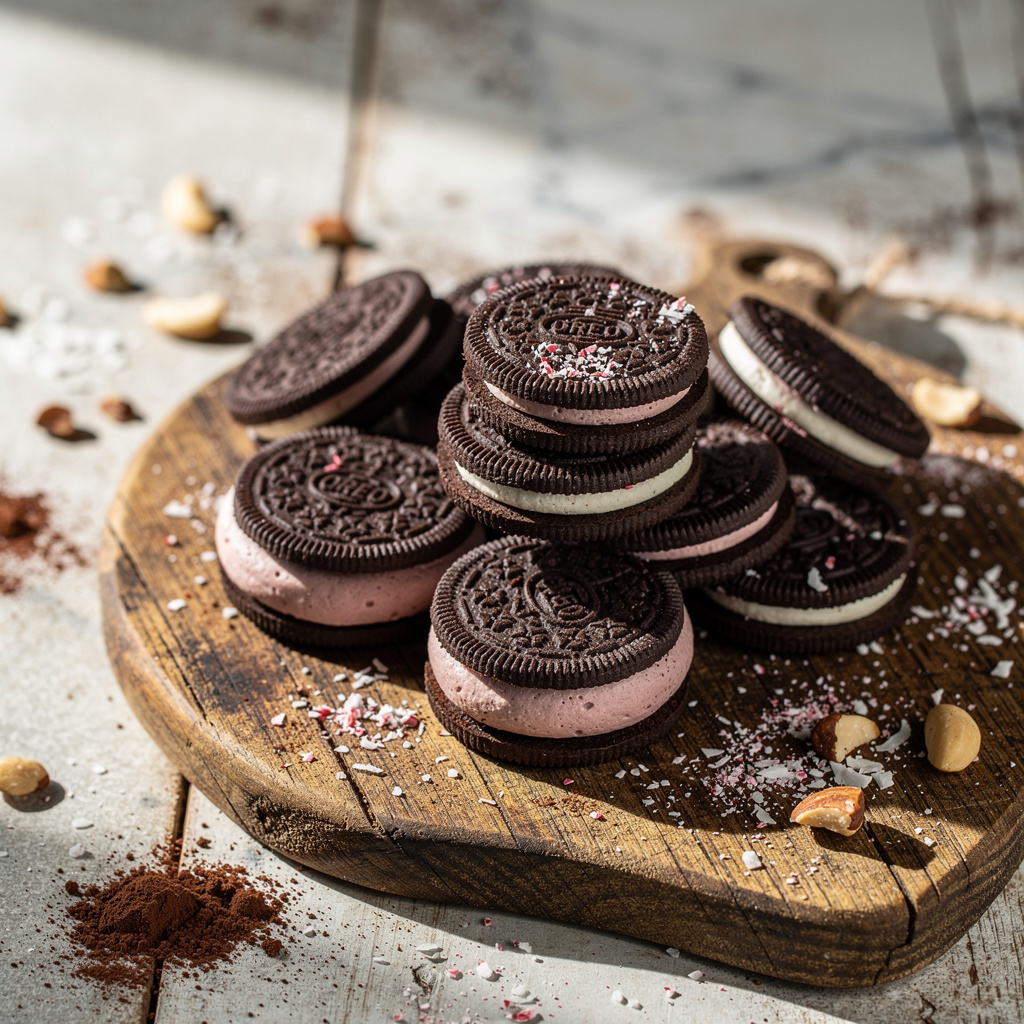 Peppermint Oreos