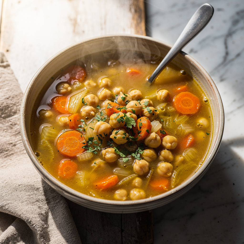 Chickpeas & Carrots Soup #13