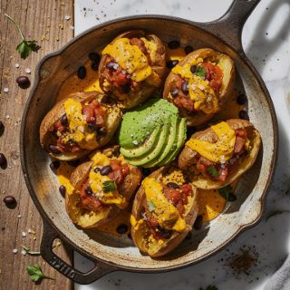 “Nacho” Baked Potato