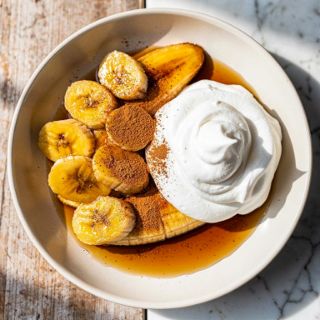 Healthy Bananas Foster