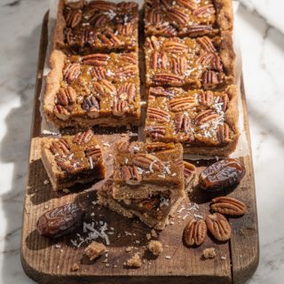 No-Bake Pecan Pie Bars (Paleo)