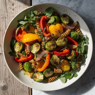 Roasted Vegetable Pasta Salad