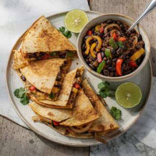 Quesadilla with Black Beans