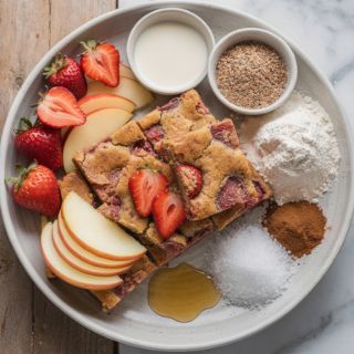 Strawberry Blondies