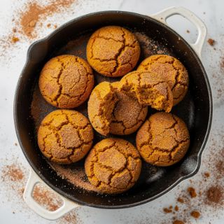 Pumpkin Snickerdoodles (Paleo, Grain-Free)
