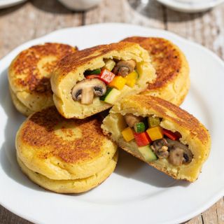 Stuffed Potato Cakes