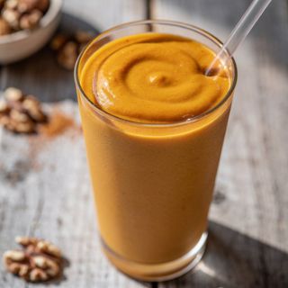 Pumpkin Pie Protein–Fiber Smoothie