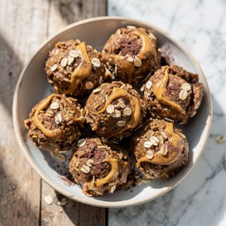 No Bake Protein Cookies