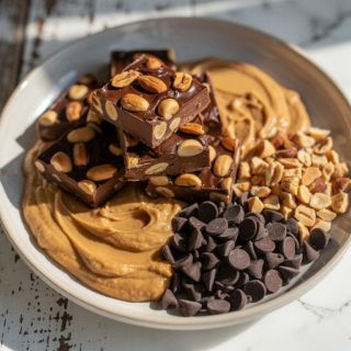Healthy Chocolate Peanut Butter Fudge