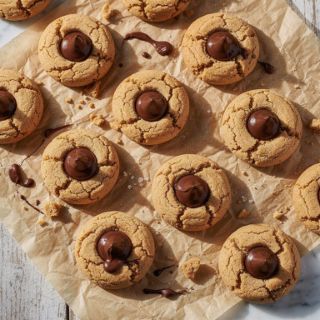 Healthy Peanut Butter Blossoms
