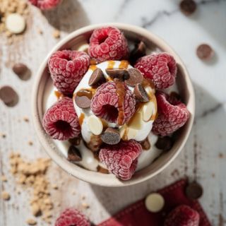 Chocolate Frozen Raspberries
