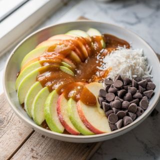 Date Caramel Apple Slices