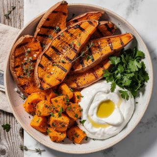 Grilled Sweet Potatoes