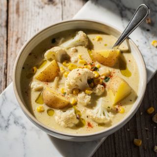 Cauliflower Corn Chowder