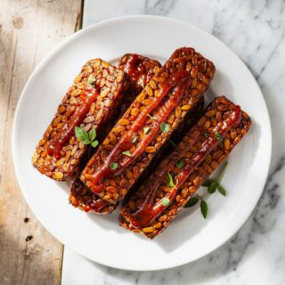 BBQ Tempeh Ribs (oil-free)