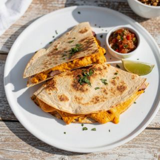 Healthy Cheese Quesadillas (oil-free)