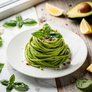 Avocado Pesto (oil-free, gluten-free)