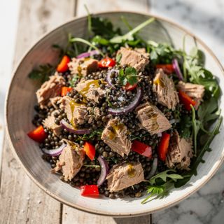 Lentil Tuna Salad