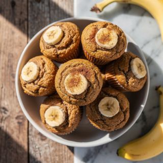 Healthy Banana Muffins