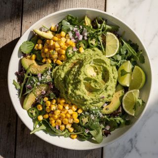 Corn Salad with Guacamole