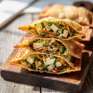 Crispy Air-Fryer Wontons