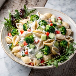 Creamy Ranch Pasta Salad