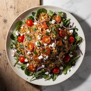 Mediterranean Brown Rice Salad