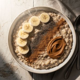 Banana Steel-cut oats Bowl #40