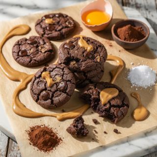 Chocolate Peanut Butter Cookies